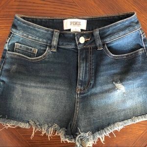 Victoria’s Secret Pink High-Rise Jean Shorts